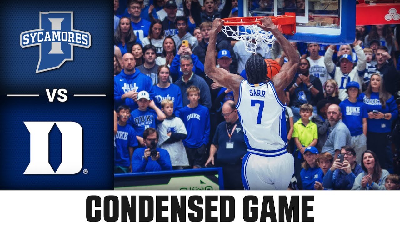 Indiana State vs. Duke Condensed Game | 2025-26 ACC Men’s Basketball