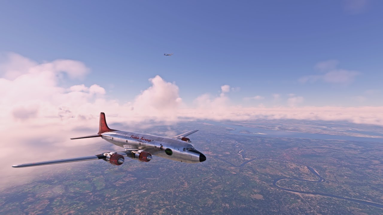 VOR DME landing in a DC6 at Kathmandu airport (VNKT) MSFS - YouTube