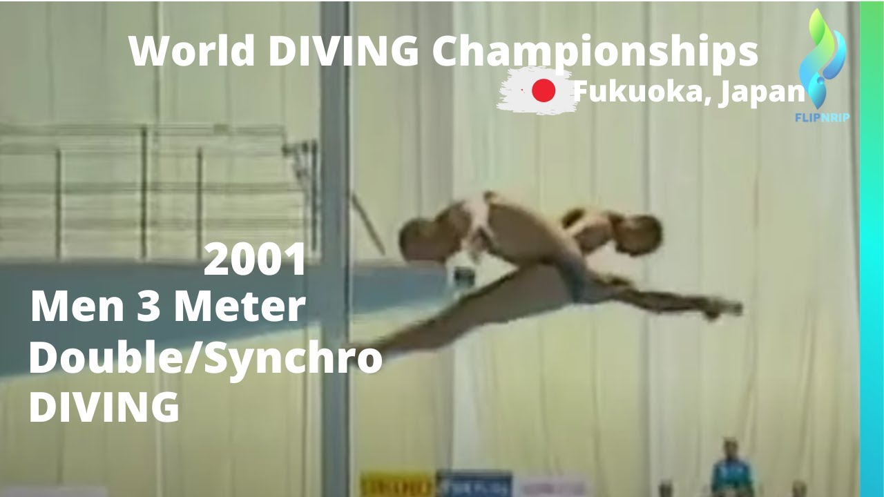 2001 Men 3 Meter Double World Diving Championships - Synchro Diving