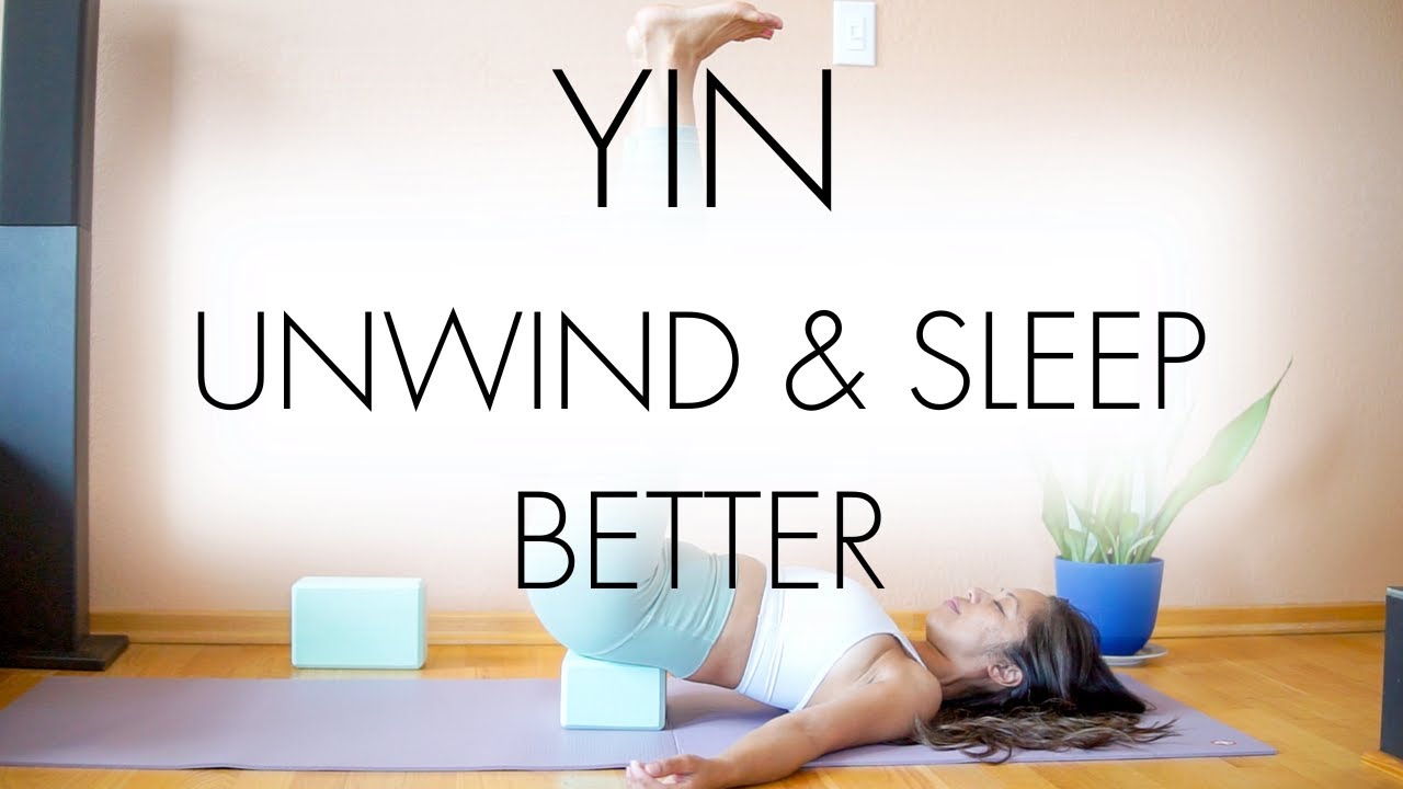 15 Min Yin Yoga After Work - Unwind & Sleep - YouTube