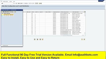 SAP Risk Alert at SAP User or SAP Role Level
