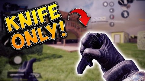 INSANE knife only challenge in Call Of Duty Mobile!!! (CHALLENGE ACCEPTED)