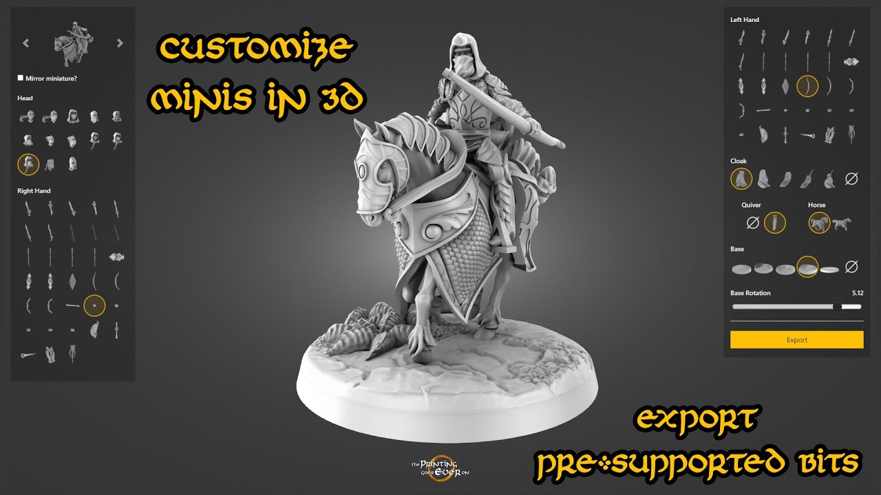 Interactive Modular Mini Customizer | The Printing Goes Ever On - YouTube