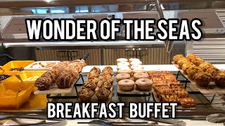 Wonder Of The Seas Cruise Ship Breakfast Buffet 2022