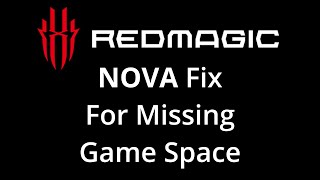 How To FIX Redmagic Nova Android Gaming Tablet MISSING Game Space Problem screenshot 5