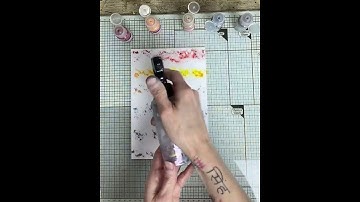 Quick Background Ideas for Card Making #shorts