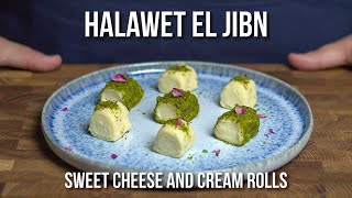 How to make Halawet El Jibn - Levantine Sweet Cheese Rolls