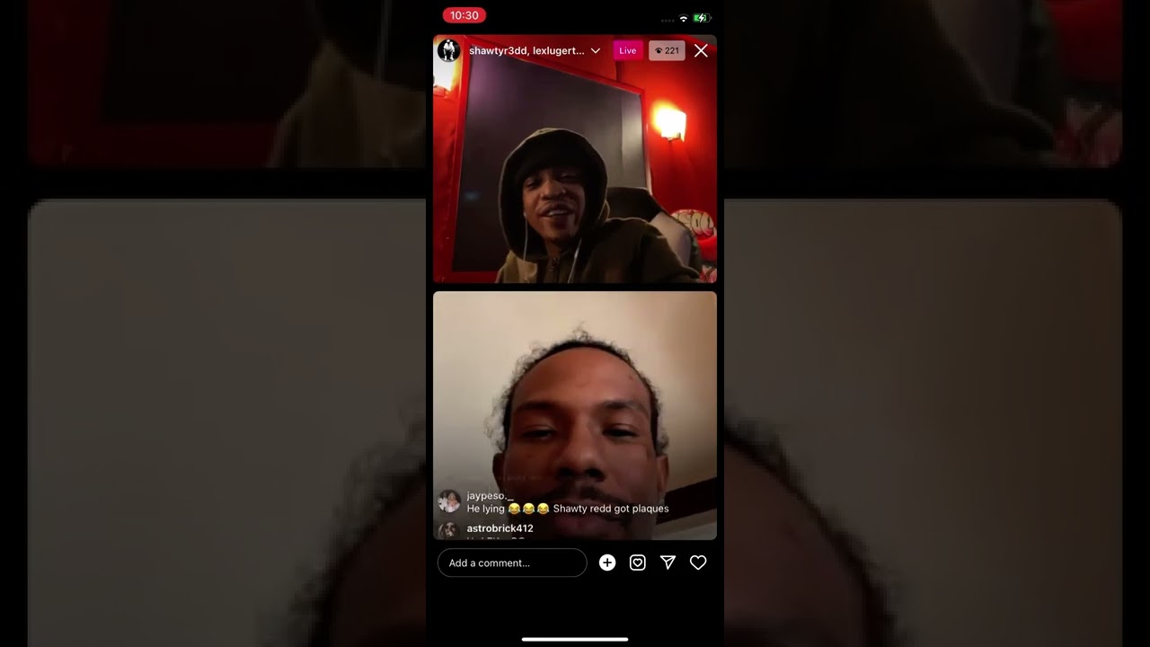 Lex Luger vs Shawty Redd on IG Live pt 3