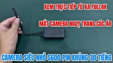 Camera siêu nhỏ s600 pin khủng 30 tiếng , camera nguỵ trang cúc s600 không dây giá rẻ xem từ xa