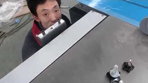 the video of installing rip fence of CNC panel saw CNC 32TA