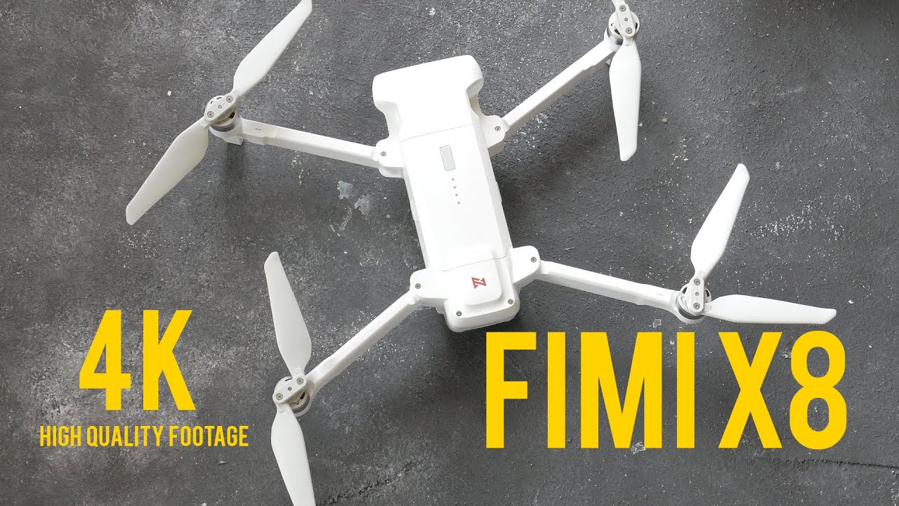 FIMI X8 Footage Video - 4k and 100 Mbps Bitrate Video
