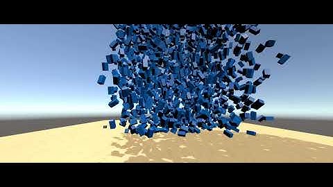 Building demolition experiment #9 (Unity + Physics)