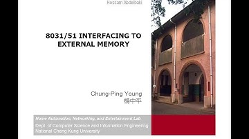 Mazidi 8051 External Memory Interfacing Part1 (Arabic)
