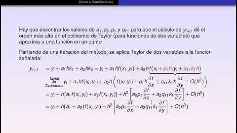 Métodos de Runge-Kutta. Desarrollo y aplicación del Runge-Kutta de orden 2 |  | UPV