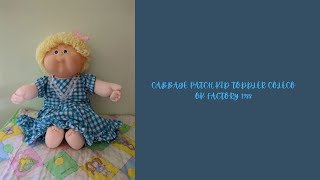 Adult Doll Collector Vintage Cabbage Patch Kid Toddler OK Factory 1988