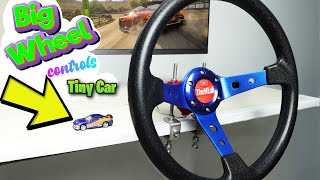 Big Steering Wheel Control Tiny Rc Car The H Lab