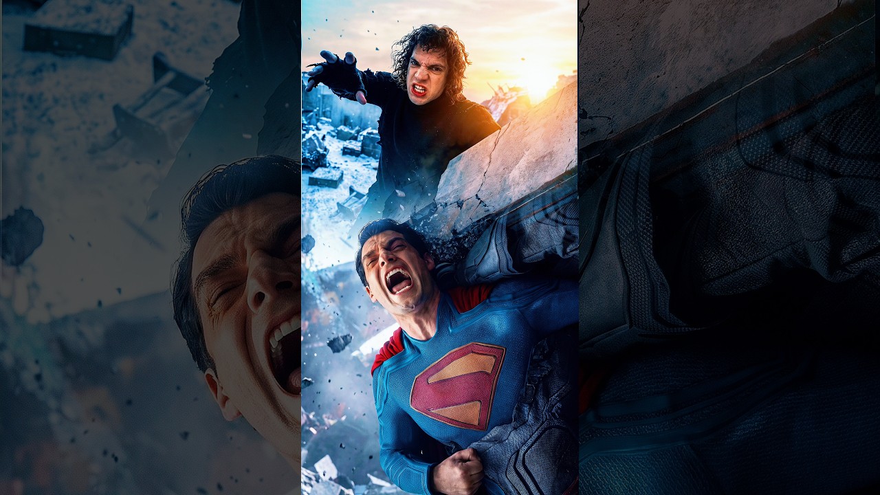 Suoerman Finally Defeats His Clone #superman #dcu #dccomics #dceu #manofsteel #movie #short #shorts