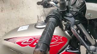 Hero Honda Cbz Star Converted Into Self Start From Kick Start Model.