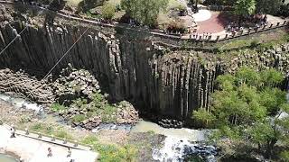 Tirolesa Prismas Basálticos, Hidalgo México.