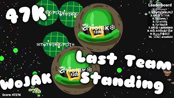 WoJAK - Last Team Standing (47K Score) // Agar.io