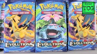 Opening Pokemon XY Evolutions Booster Box Packs Part 4 Full Art EpicTCGChannel