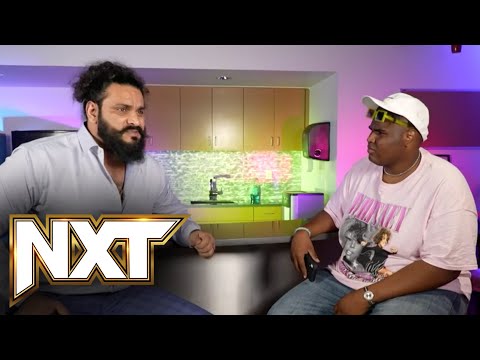 Quincy Elliott spreads the love backstage: WWE NXT, Sept. 27, 2022
