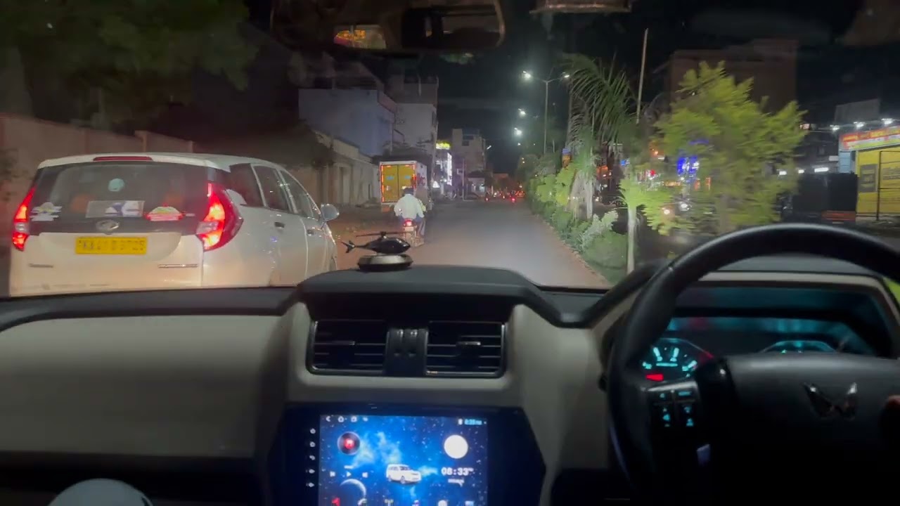 Scorpio S11 Night POV Drive | Real Sound | Calm Night Roads | 4K