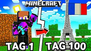 Ich baue PARIS in 100 Tagen in MINECRAFT!