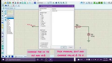 SIMPLE DIODE CHARACTERISTIC FORWARD BIASED & REVERSE BIASED USING PROTEUS