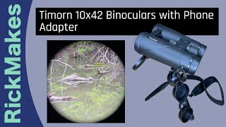 Timorn 10x42 Binoculars with Phone Adapter