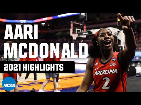 Aari McDonald 2021 NCAA tournament highlights