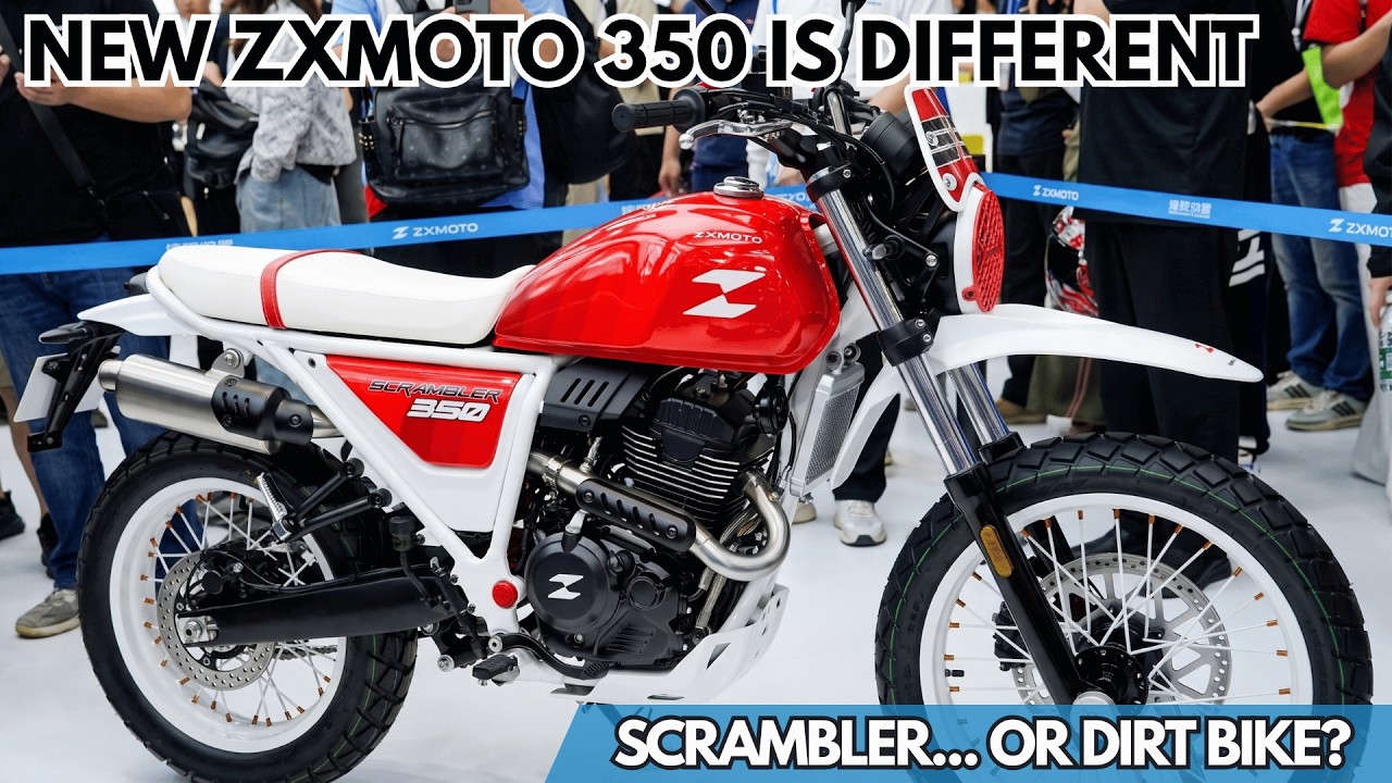 FIRST LOOK: 2027 New ZXMOTO Scrambler 350 Revealed at CIMA 2026