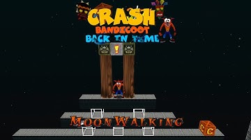 Crash Bandicoot - Back In Time Fan Game Custom Level Moon Walking By OG_CrashFan