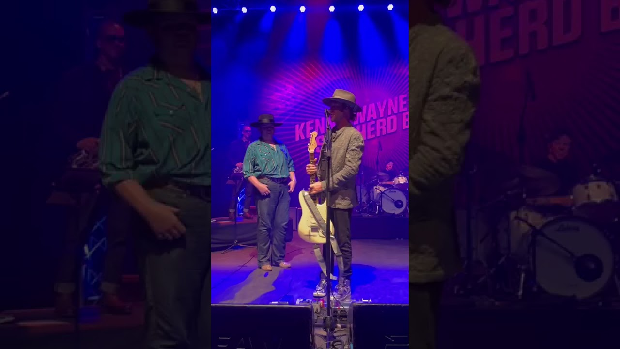 Rhys John Stygal with Kenny Wayne Shepherd at Shepherds Bush Empire in London, 18th July 2025