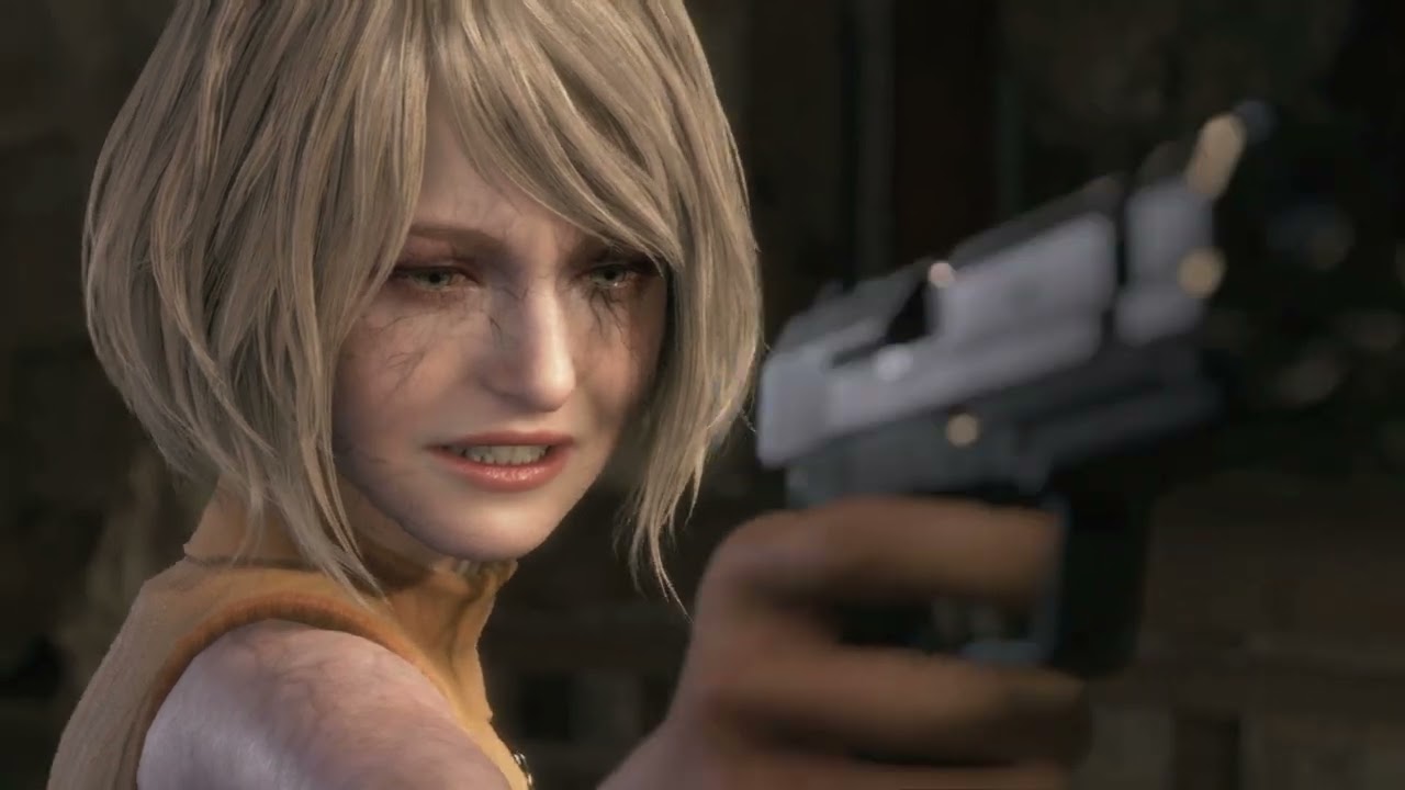 Resident Evil 4 Remake] Amazing remake. Ashley is a gem of a gal in this  one lol. Also captured some shots of Leon being sus towards some notable  bazookas. : r/Trophies