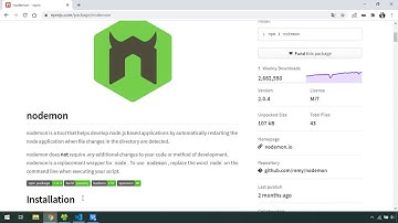 16 尚硅谷 AJAX nodemon自动重启工具安装