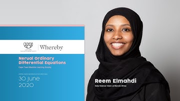 Neural Ordinary Differential Equations | June 30 2020 | Reem Elmahdi Data Science Intern