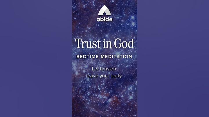 Psalm 27 for Stress Relief: Abide Meditation
