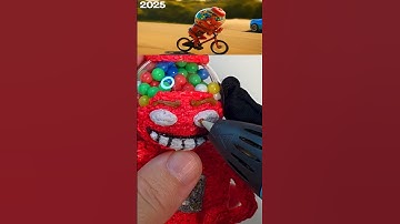 I made a Chicleteira Bicicleteira 🍬🚲with 3D Pen #brainrot