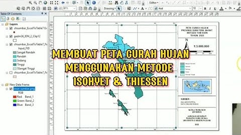 Tutorial Membuat Peta Curah Hujan menggunakan Metode Isohyet dan Thiessen_ArcGIS