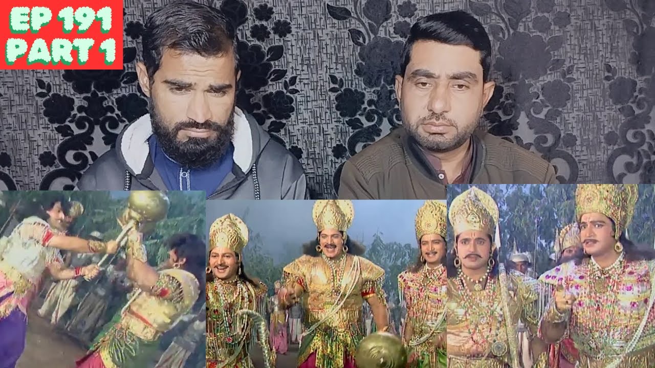 श्री कृष्ण भाग 191 Part 1 महाभारत का युद्ध | भीम ने किया दुर्योधन का वध ।रामानंद| Pakistani Reaction