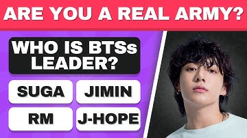 BTS QUIZ: ARE YOU A REAL ARMY? 🪖 | KPOP GAME 2024