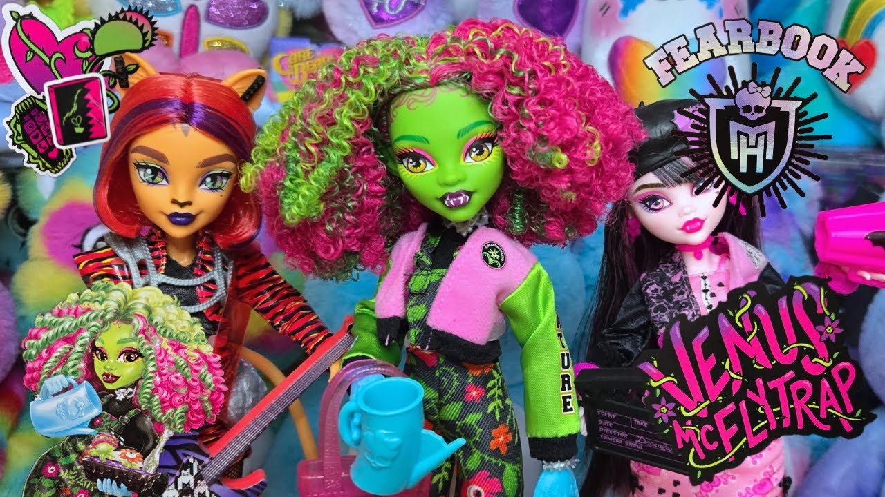 🩷🌿ЛЮБЛЮ ЕЁ 🌿🩷 Распаковка куклы Венеры МакФлайтрап из Monster High Fearbook