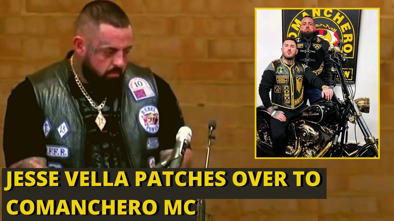 Jesse Vella joins Comanchero MC - YouTube