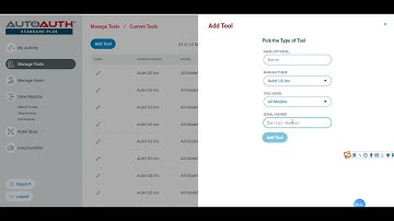 How to add Autel tool into AUTO AUTH account?