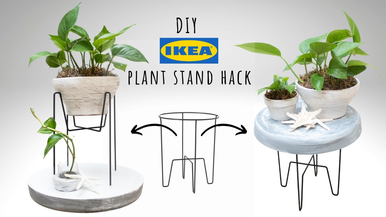 DIY Plant Stand DIY IKEA Hacks 2020 | plant stand, Ikea plants, Diy plant stand
