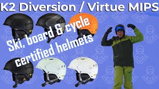 Tested: K2 Diversion / Virtue MIPS 2021 ski, snowboard & helmet YouTube
