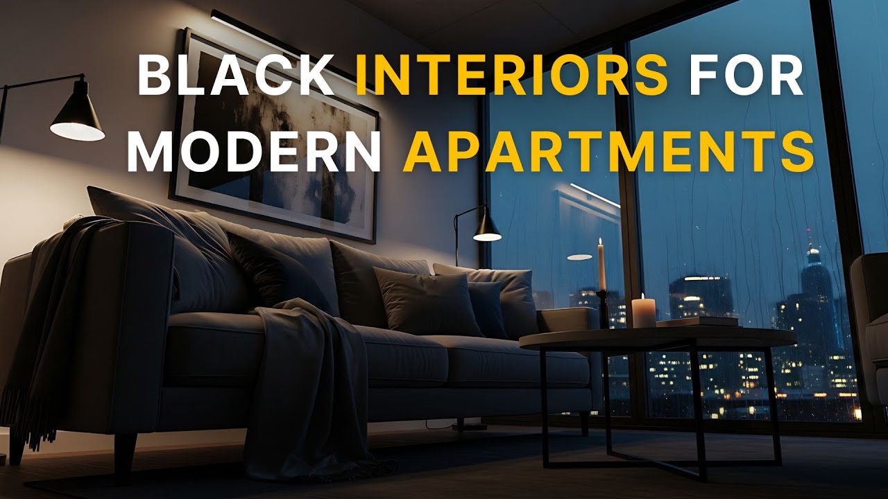Black Vibe Apartment - Dark Tones, Quiet Atmosphere