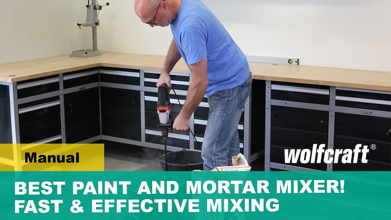 Best Paint and Mortar Mixer! Fast & Effective For Mixing Paints, Pastes