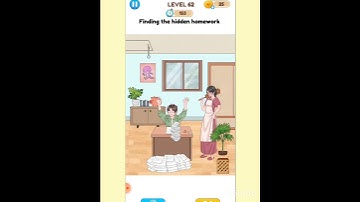 Annoying puzzle game level 62 finding hidden homework #gameplay  #games #short